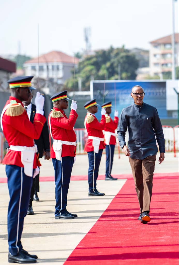 Perezida Kagame yageze i Conakry mu irahira rya Perezida Doumbouya