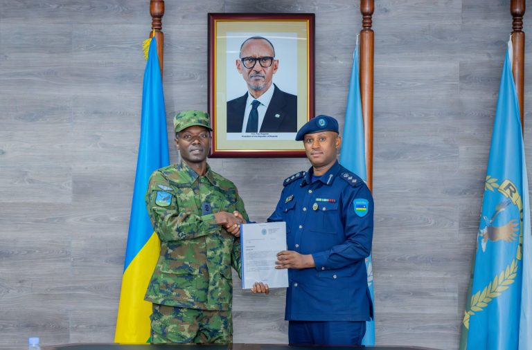 Brig Gen Gasana hands over Air Force Deputy Chief of Staff role to Col Gatsinzi