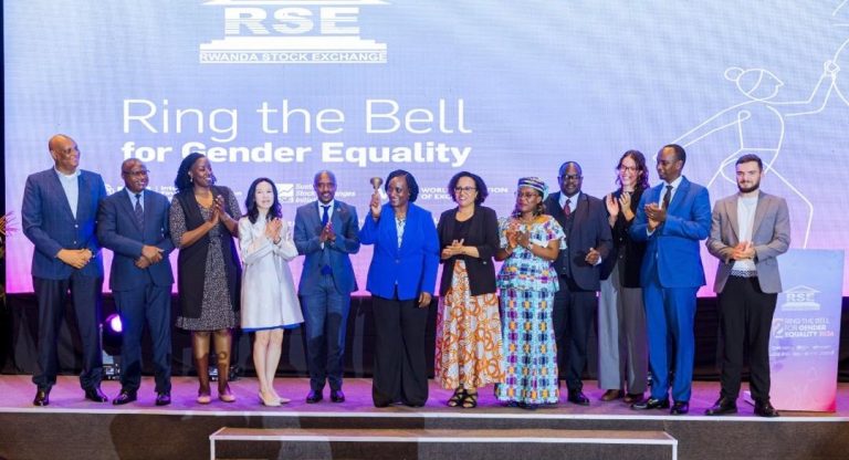 Rwanda stock exchange rings the bell for gender equality, honoring women leaders and future investors